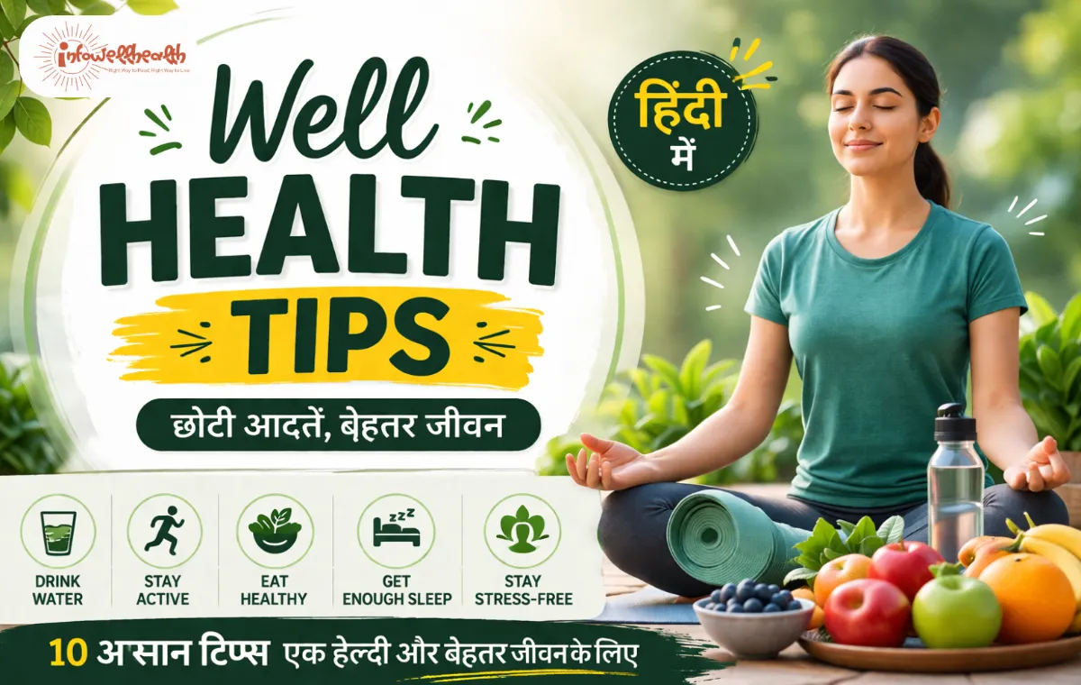Well Heath Tips in Hindi: 10 Easy Tips for Better Daily Health