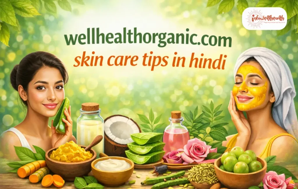 wellhealthorganic.com skin care tips in hindi