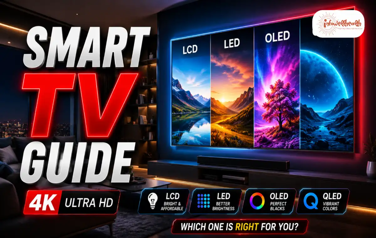 Smart TV Display Technologies Explained: LCD vs LED vs OLED vs QLED